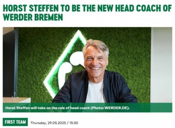 首次执教德甲球队，官方：56岁德国教练斯特芬出任不莱梅新帅