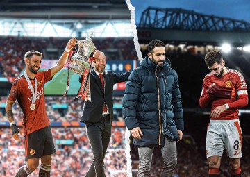 曼联去年足总杯夺冠成失败源头!阿莫林只有1亿资金,重建举步维艰